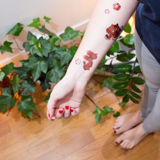 Tatouage éphémère Bernard Forever Lingerie mon amour