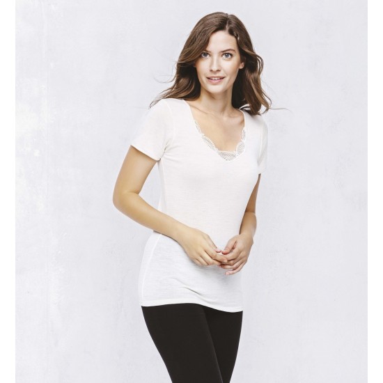 T shirt manches courtes chaud Lemahieu Lingerie mon amour