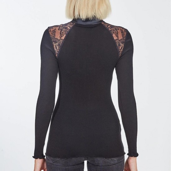 T shirt laine soie Oscalito Lingerie mon amour